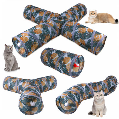 Indoor Cat Tunnel for Play, Hide, and Pounce Fun