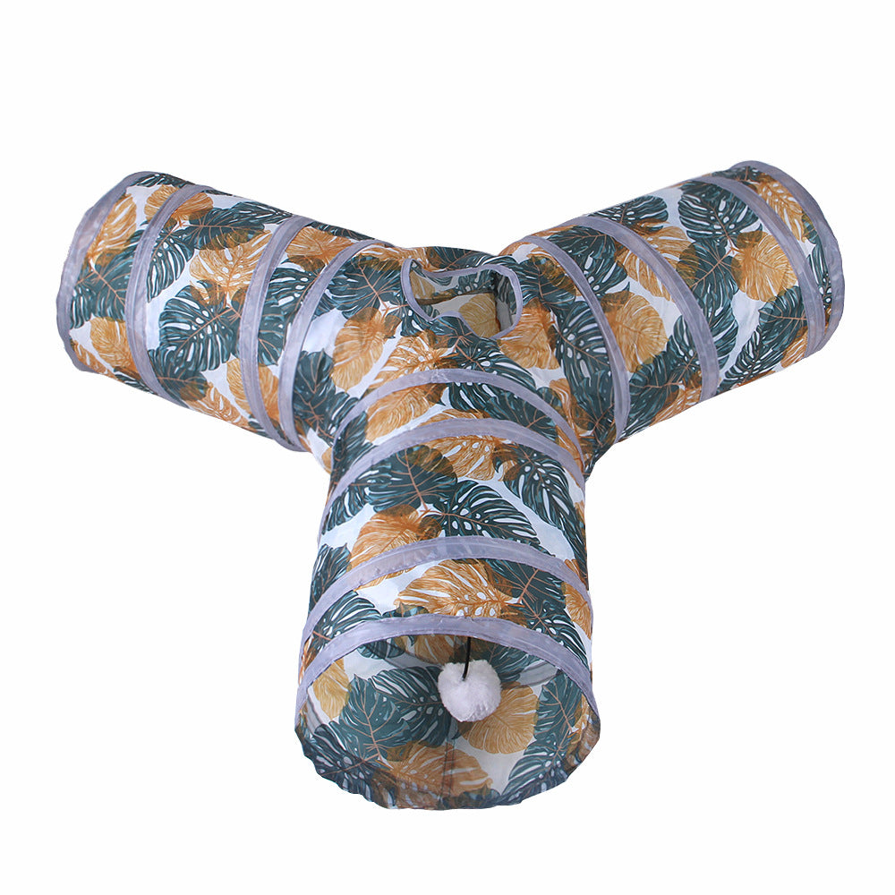 Indoor Cat Tunnel for Play, Hide, and Pounce Fun