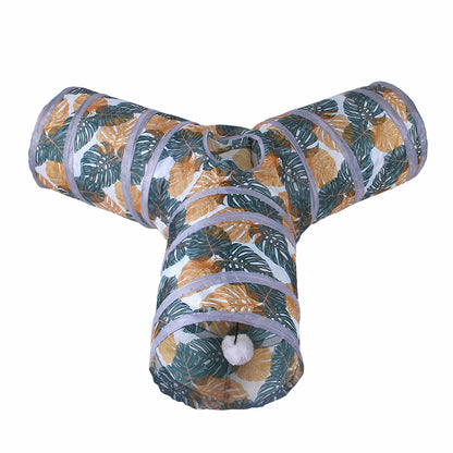 Indoor Cat Tunnel for Play, Hide, and Pounce Fun