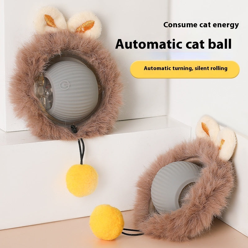 Smart Rolling Ball Toy That Keeps Cats Busy