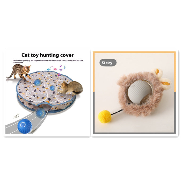 Smart Rolling Ball Toy That Keeps Cats Busy