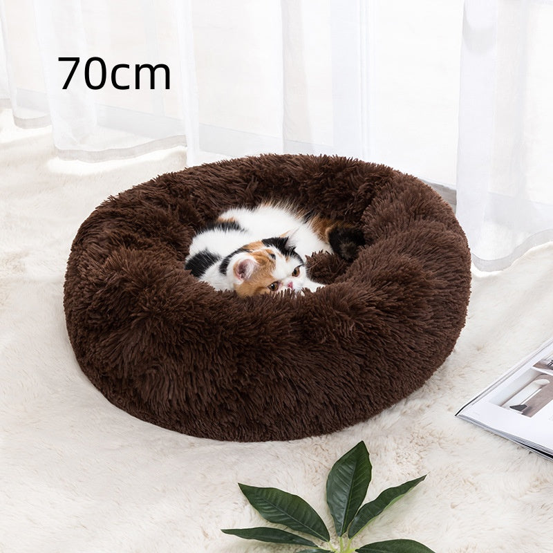 Plush Winter Pet Bed for Maximum Comfort